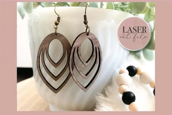 Boho Laser Earrings svg - Image 2