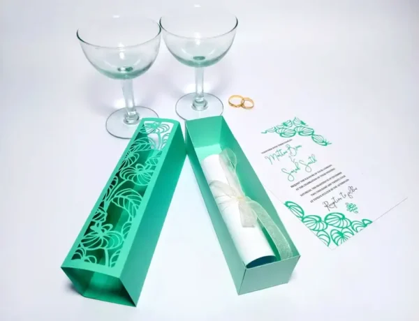 Candy Box Wedding Favor SVG Cutting File - Image 2