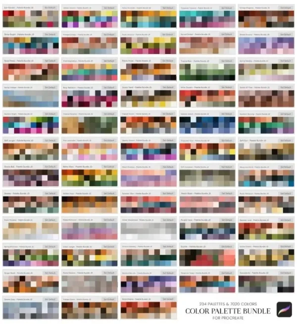 Procreate Color Palette Bundle - Image 4