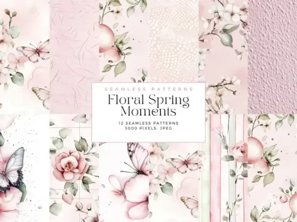 Floral Spring Clip Art - Image 3
