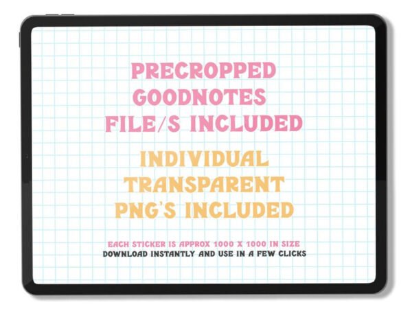 Digital Goodnotes Stickers for Planners - Image 6