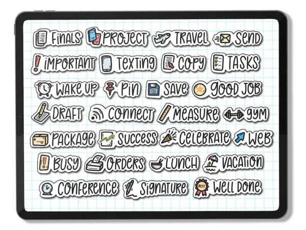 Digital Goodnotes Stickers for Planners - Image 5