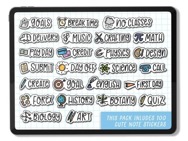 Digital Goodnotes Stickers for Planners - Image 3