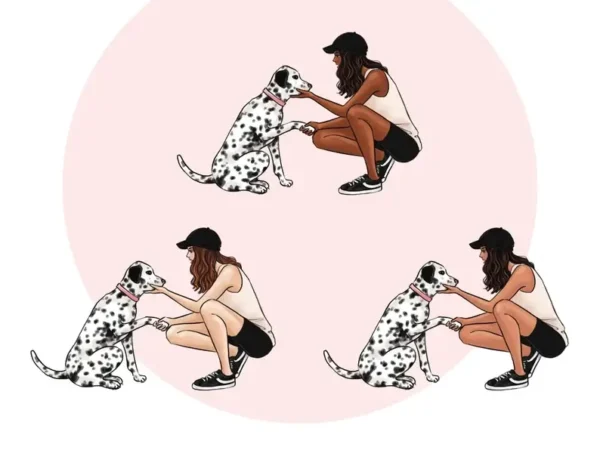 Dog Mom Fashion Illustration Clip Art - Image 4