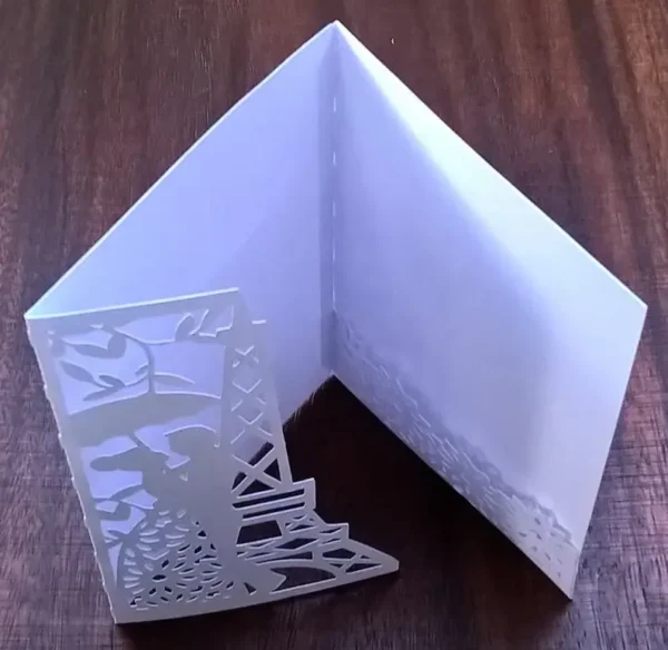 Eiffel Tower Wedding Card Design - Image 3