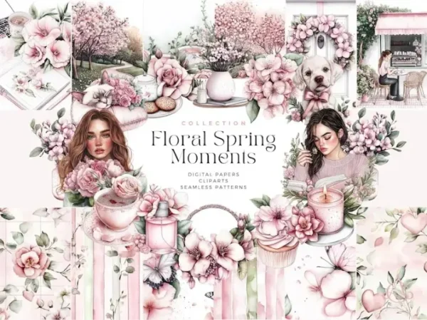 Floral Spring Clip Art