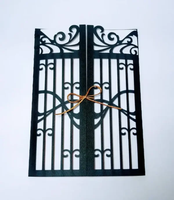 Laser Cut Files Gate Fold Wedding Invitation Card - Image 7