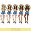 Italian Summer Hand Drawn Fashion Illustration Clip Art - Image 5