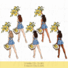 Italian Summer Hand Drawn Fashion Illustration Clip Art - Image 2