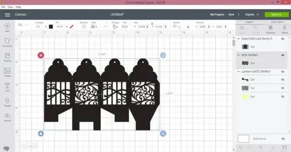 Laser Cut Files Gate Fold Wedding Invitation Card - Image 5