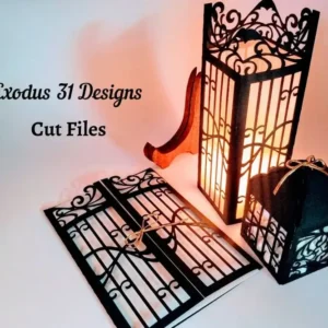 Laser Cut Files Gate Fold Wedding Invitation Card