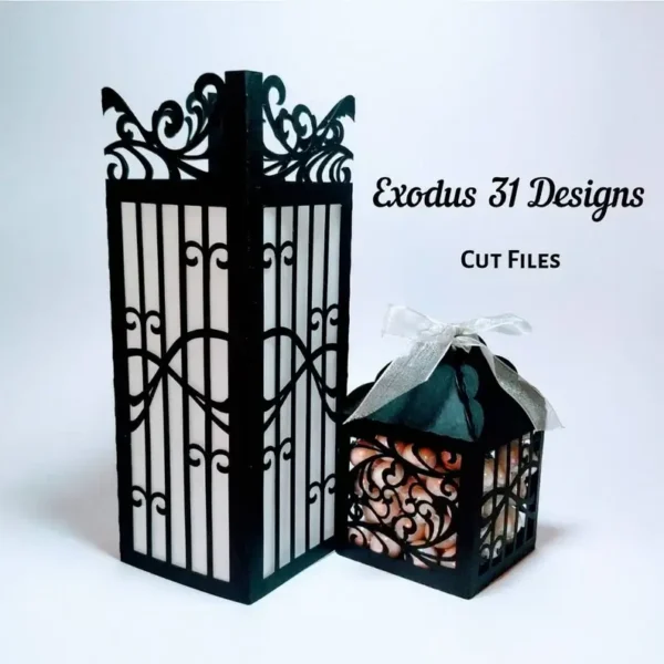 Laser Cut Files Gate Fold Wedding Invitation Card - Image 3