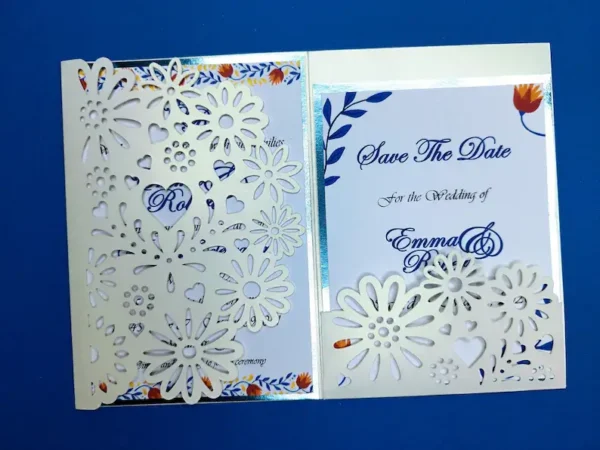 Laser Cut Wedding Invitation