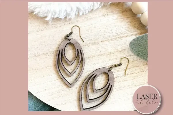 Boho Laser Earrings svg - Image 4