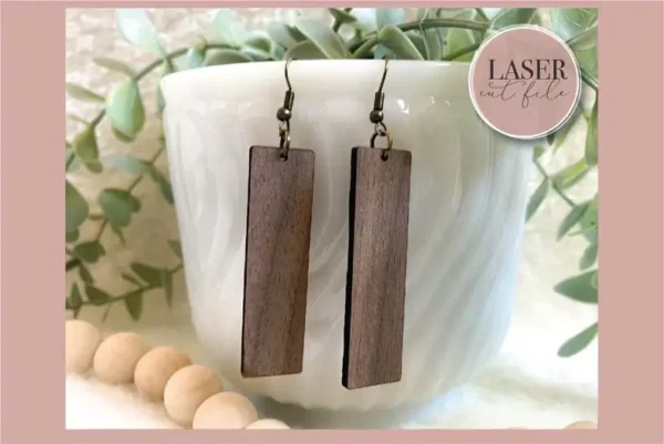 Laser Earring SVG File - Image 3