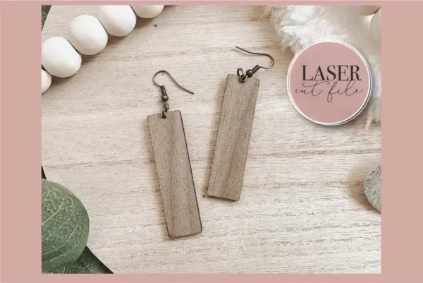 Laser Earring SVG File - Image 4
