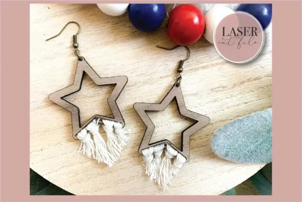 Macrame Boho Earrings