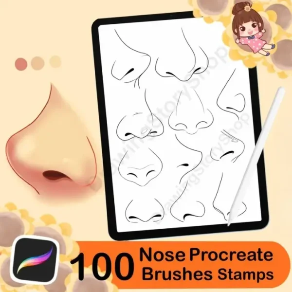 Nose Procreate Brushes