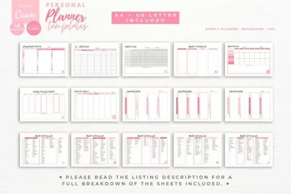 Personal Planner Canva Templates - Image 3