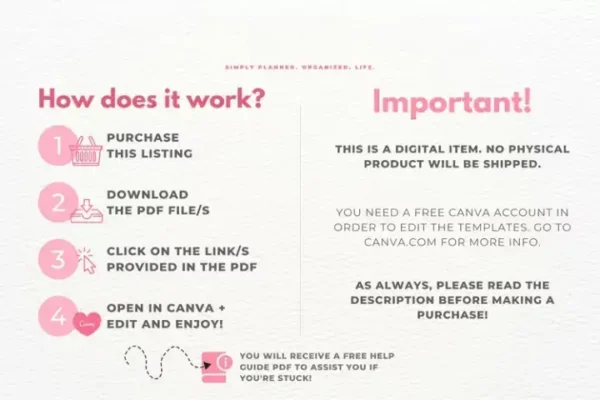 Personal Planner Canva Templates - Image 7