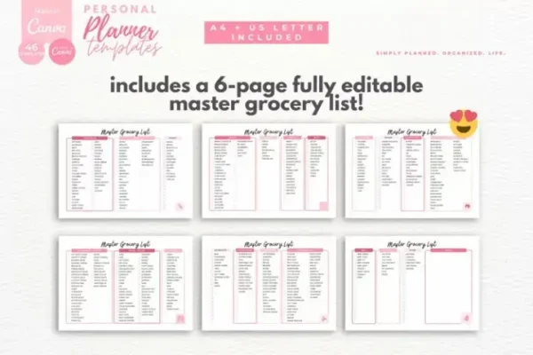 Personal Planner Canva Templates - Image 4