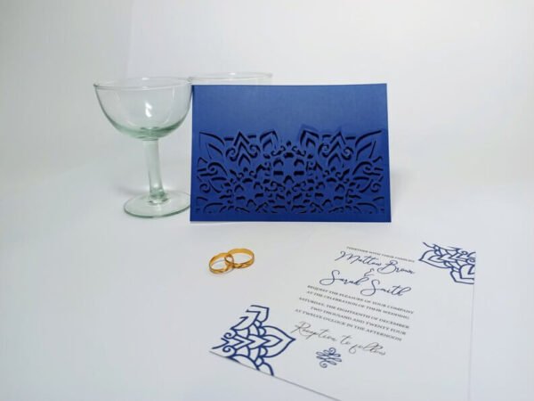 Wedding Pocket Envelope Invitation and Candy Box - Image 6