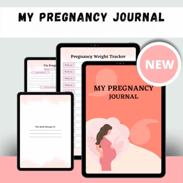 Pregnancy Journal Digital Planner Bundle