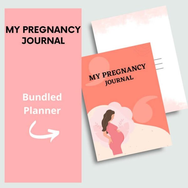 Pregnancy Journal Digital Planner Bundle - Image 2