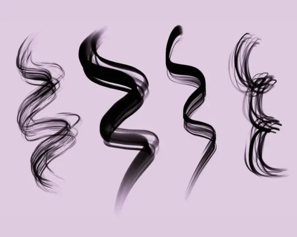 Procreate Hair Brushes - Image 5