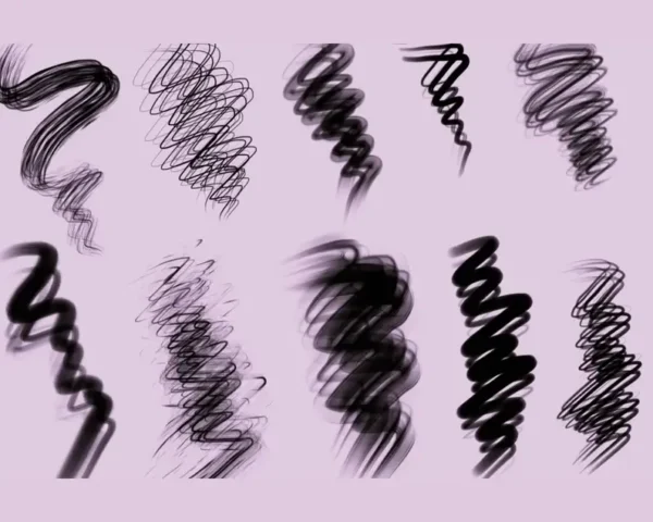 Procreate Hair Brushes - Image 6