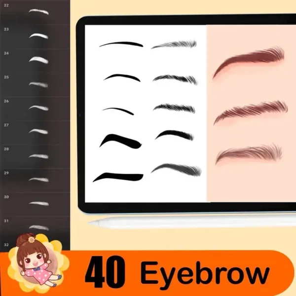 Procreate Eyes Stamp Brushes - Image 4