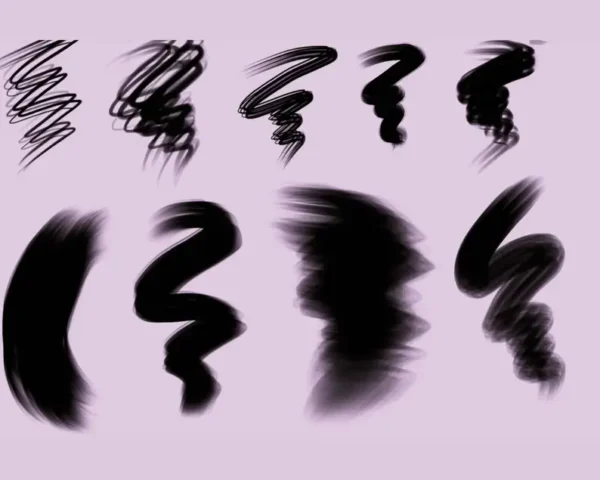 Procreate Hair Brushes - Image 4