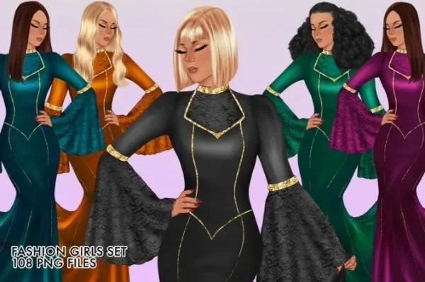 Queen Girl Clip Art