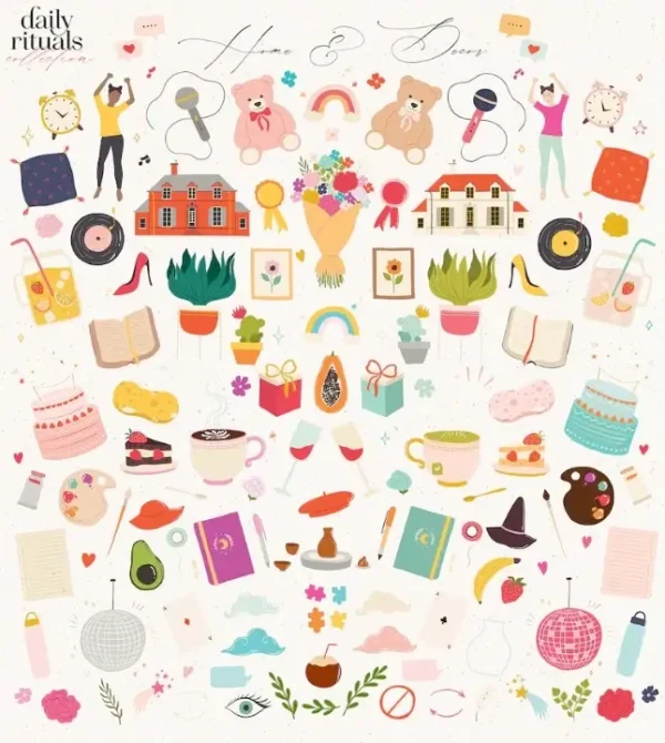 Daily Rituals Digital Clipart Collection - Image 8