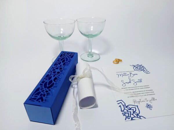 Set Wedding Invitation Box and Table Place Card SVG - Image 5