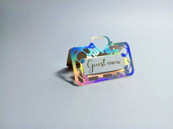 Best Wedding Favor Name Card Template - Image 2
