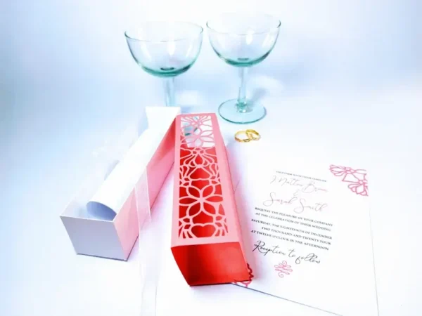 Wedding Invitation Box and Table Place Card - Image 2