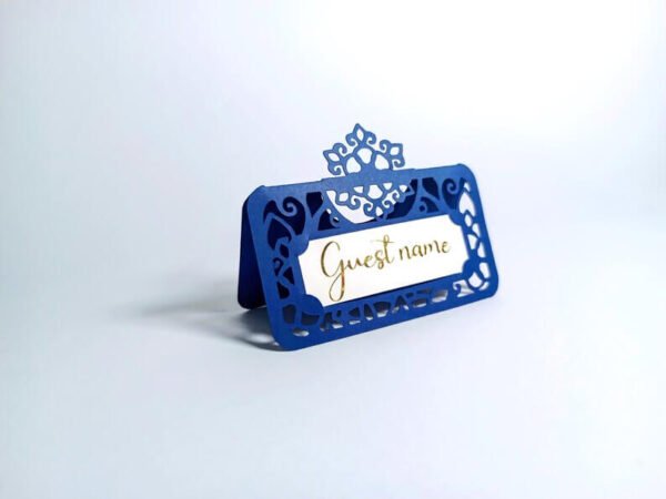 Set Wedding Invitation Box and Table Place Card SVG - Image 2