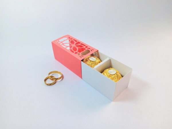 Candy Box Template Floral Wedding Card - Image 3