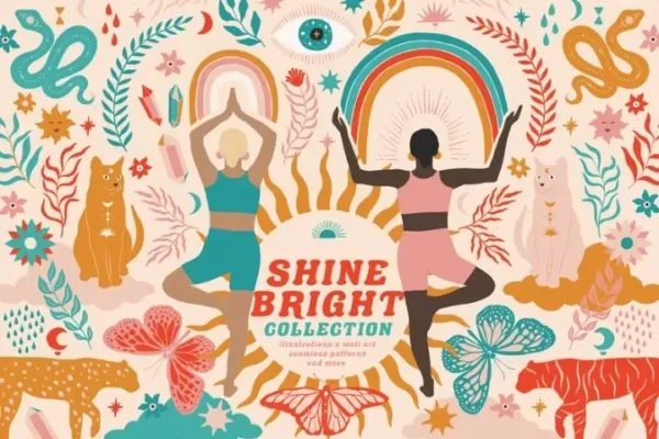 Shine Bright Digital Clipart