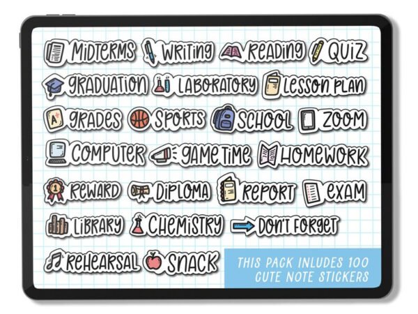 Digital Goodnotes Stickers for Planners - Image 4