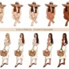 Summer Girls 8 Digital Planner Sticker Clipart - Image 3