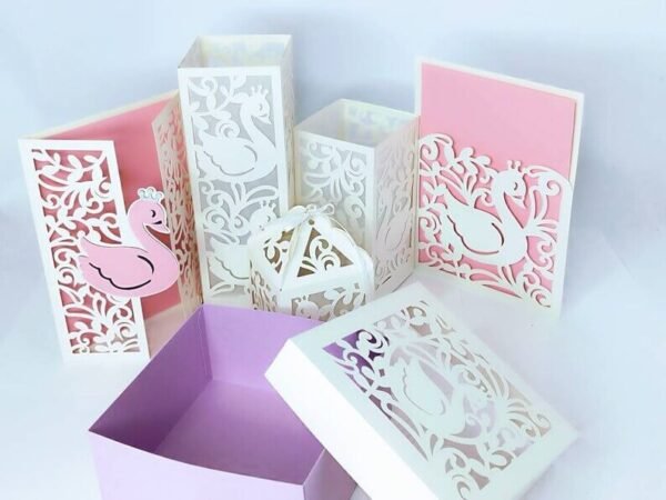 Bundle Swan Stationery Set Templates - Image 8