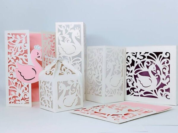 Bundle Swan Stationery Set Templates - Image 7