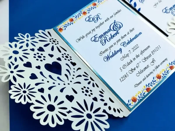 Laser Cut Wedding Invitation - Image 5