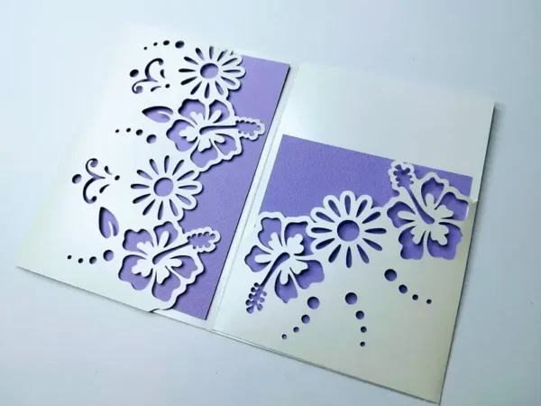 Tri Fold Pocket Card Invitation - Image 7