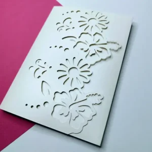 Tri Fold Pocket Card Invitation