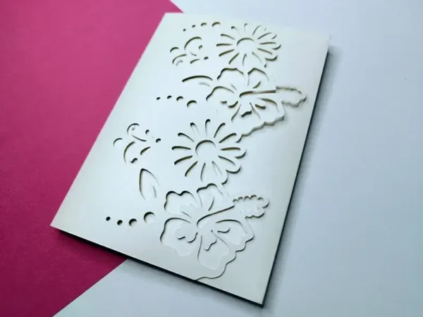 Tri Fold Pocket Card Invitation