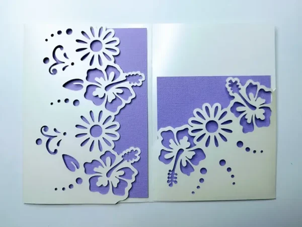 Tri Fold Pocket Card Invitation - Image 8