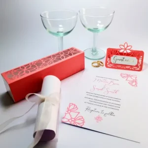 Wedding Invitation Box and Table Place Card